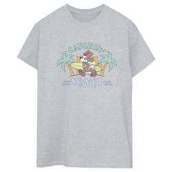 Disney - T-shirt CATCHIN WAVES - Femme (Gris chiné)