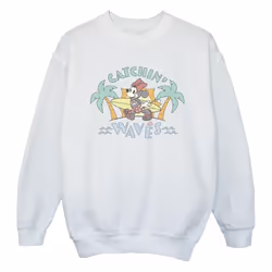 Disney - Sweat CATCHIN WAVES - Fille (Blanc)