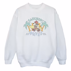 Disney - Sweat CATCHIN WAVES - Fille (Blanc)