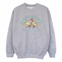 Disney - Sweat CATCHIN WAVES - Fille (Gris chiné)