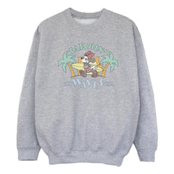Disney - Sweat CATCHIN WAVES - Fille (Gris chiné)