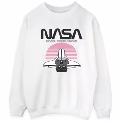 NASA - Sweat - Homme (Blanc)
