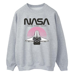 NASA - Sweat - Homme (Gris chiné)