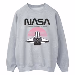 NASA - Sweat - Homme (Gris chiné)