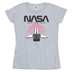 NASA - T-shirt - Femme (Gris chiné)