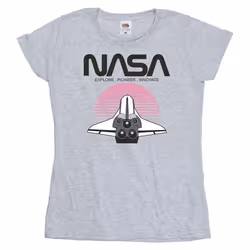 NASA - T-shirt - Femme (Gris chiné)