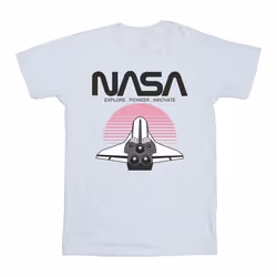 NASA - T-shirt - Garçon (Blanc)