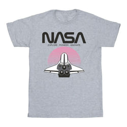 NASA - T-shirt - Garçon (Gris chiné)
