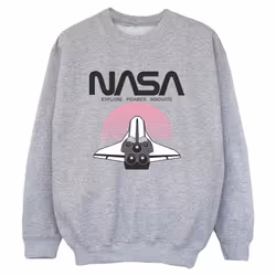 NASA - Sweat - Garçon (Gris chiné)