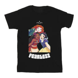 Disney - T-shirt PRINCESS FEARLESS - Homme (Noir)