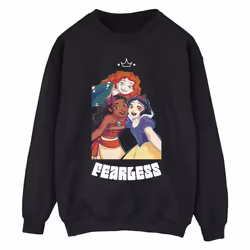 Disney - Sweat PRINCESS FEARLESS - Homme (Noir)