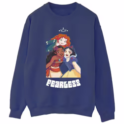 Disney - Sweat PRINCESS FEARLESS - Homme (Bleu marine)