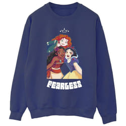 Disney - Sweat PRINCESS FEARLESS - Homme (Bleu marine)
