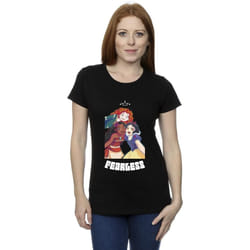 Disney - T-shirt PRINCESS FEARLESS - Femme (Noir)