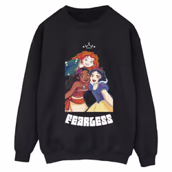 Disney - Sweat PRINCESS FEARLESS - Femme (Noir)
