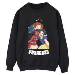Disney - Sweat PRINCESS FEARLESS - Femme (Noir)
