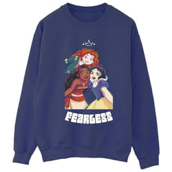 Disney - Sweat PRINCESS FEARLESS - Femme (Bleu marine)