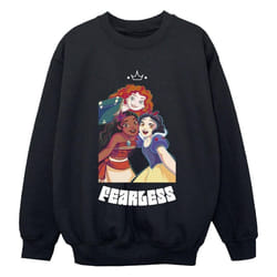 Disney - Sweat PRINCESS FEARLESS - Garçon (Noir)