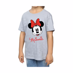 Disney - T-shirt - Fille (Gris chiné)