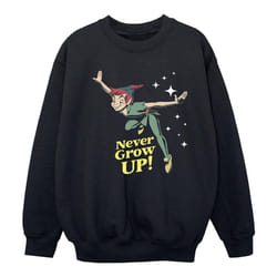 Disney - Sweat NEVER GROW UP - Fille (Noir)