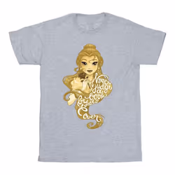 Disney - T-shirt BEAUTY AND THE BEAST NEVER JUDGE - Homme (Gris chiné)