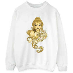 Disney - Sweat BEAUTY AND THE BEAST NEVER JUDGE - Homme (Blanc)