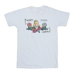 Disney - T-shirt ALICE IN WONDERLAND WHAT KIND OF GARDEN - Homme (Blanc)