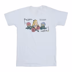 Disney - T-shirt ALICE IN WONDERLAND WHAT KIND OF GARDEN - Homme (Blanc)