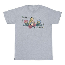 Disney - T-shirt ALICE IN WONDERLAND WHAT KIND OF GARDEN - Homme (Gris chiné)