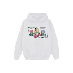 Disney - Sweat à capuche ALICE IN WONDERLAND WHAT KIND OF GARDEN - Fille (Blanc)