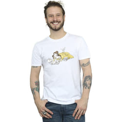 Disney - T-shirt BEAUTY AND THE BEAST - Homme (Blanc)