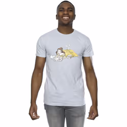 Disney - T-shirt BEAUTY AND THE BEAST - Homme (Gris chiné)