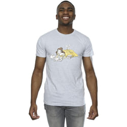 Disney - T-shirt BEAUTY AND THE BEAST - Homme (Gris chiné)