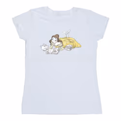 Disney - T-shirt BEAUTY AND THE BEAST - Femme (Blanc)