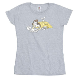 Disney - T-shirt BEAUTY AND THE BEAST - Femme (Gris chiné)