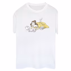 Disney - T-shirt BEAUTY AND THE BEAST - Femme (Blanc)
