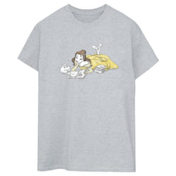 Disney - T-shirt BEAUTY AND THE BEAST - Femme (Gris chiné)