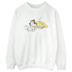 Disney - Sweat BEAUTY AND THE BEAST - Femme (Blanc)
