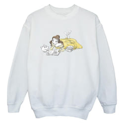 Disney - Sweat BEAUTY AND THE BEAST - Garçon (Blanc)
