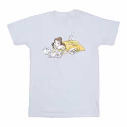 Disney - T-shirt BEAUTY AND THE BEAST - Fille (Blanc)