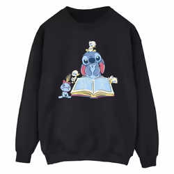 Disney - Sweat READING READING A BOOK - Homme (Noir)