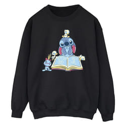 Disney - Sweat READING READING A BOOK - Homme (Noir)