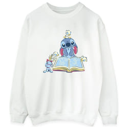Disney - Sweat READING READING A BOOK - Homme (Blanc)