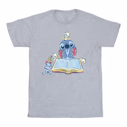 Disney - T-shirt LILO & STITCH - Fille (Gris chiné)