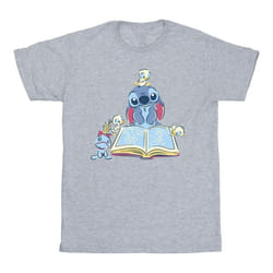 Disney - T-shirt LILO & STITCH - Fille (Gris chiné)