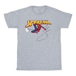 Marvel - T-shirt WITH A BOOK - Homme (Gris chiné)