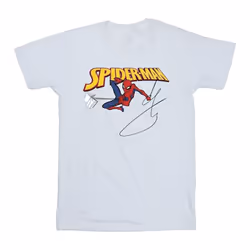 Marvel - T-shirt WITH A BOOK - Garçon (Blanc)