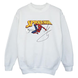 Marvel - Sweat WITH A BOOK - Garçon (Blanc)