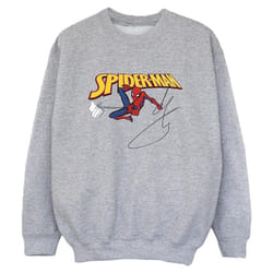Marvel - Sweat WITH A BOOK - Garçon (Gris chiné)