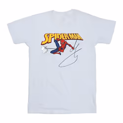 Marvel - T-shirt WITH A BOOK - Fille (Blanc)